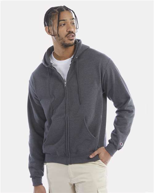 Men's Powerblend® Full-Zip Hooded Sweatshirt