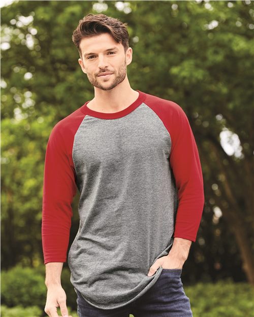 Unisex Three-Quarter Raglan Sleeve Baseball Jersey