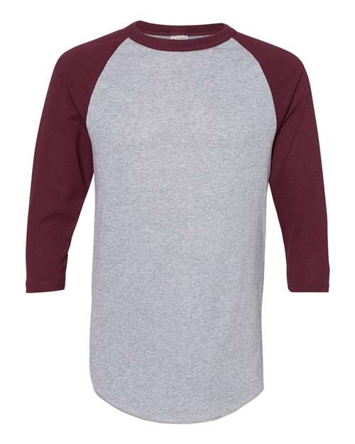 Unisex Three-Quarter Raglan Sleeve Baseball Jersey