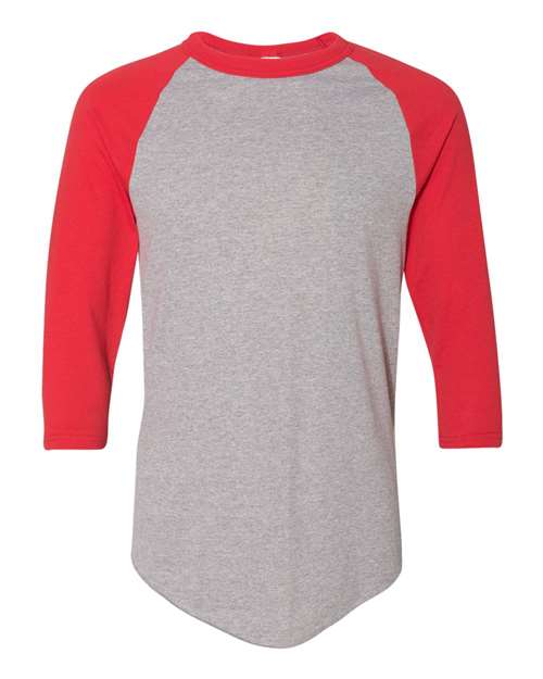 Unisex Three-Quarter Raglan Sleeve Baseball Jersey