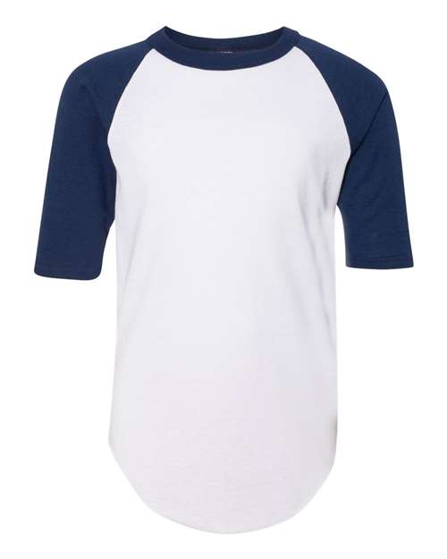 Youth Three-Quarter Sleeve Baseball Jersey