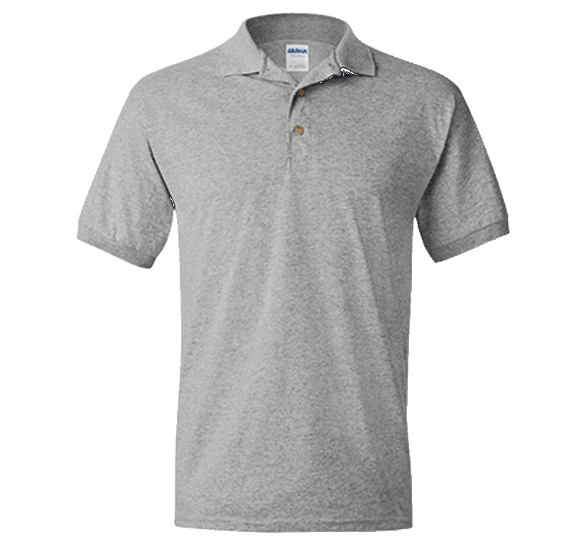 Customizable Gildan Jersey Polo Shirt