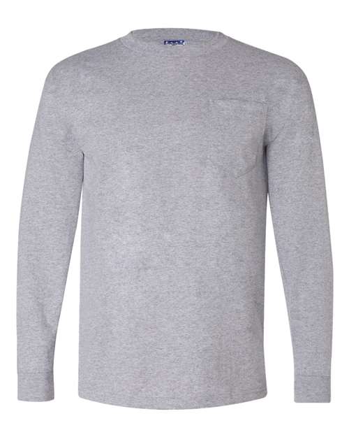 Unisex Union-Made Long Sleeve Pocket T-Shirt
