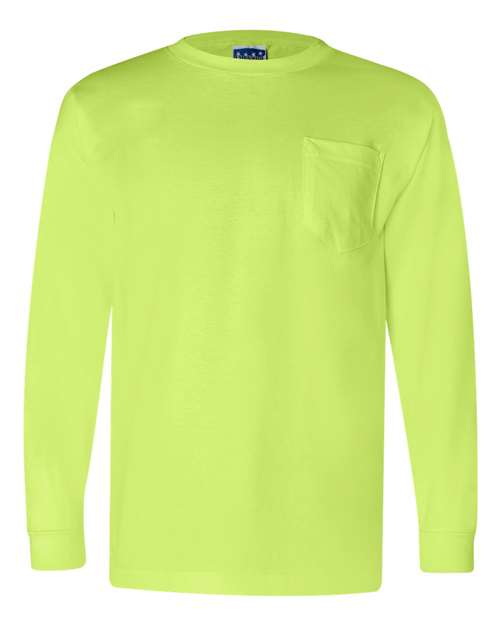 Unisex Union-Made Long Sleeve Pocket T-Shirt