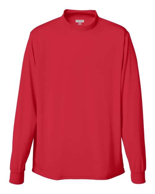 Unisex Wicking Mock Turtleneck
